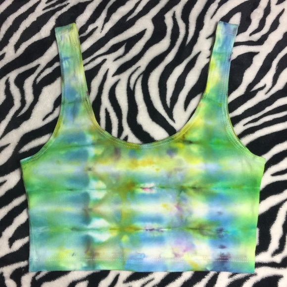 Tie dye crop top / bralette - Picture 1 of 7